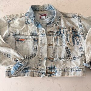 Vintage Jordache Light Blue Denim Jacket